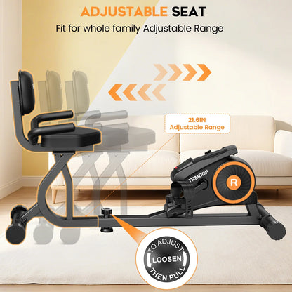 Workout Home Cycling Magnetic Recumbent Exercise Bike Fitness Cardio Indoor Cycling Bike 220Lbs