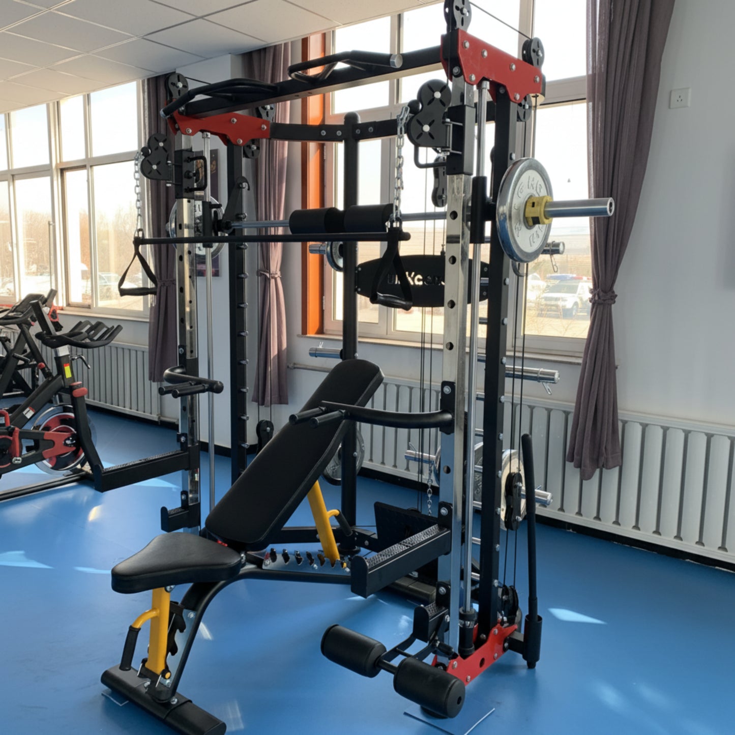 Excellent Home Gym Equipment Multi Function Smith Machine with Customized Logo